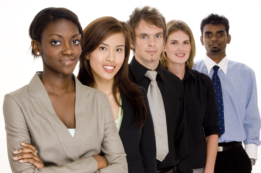 Diverse Business diverse professionals
